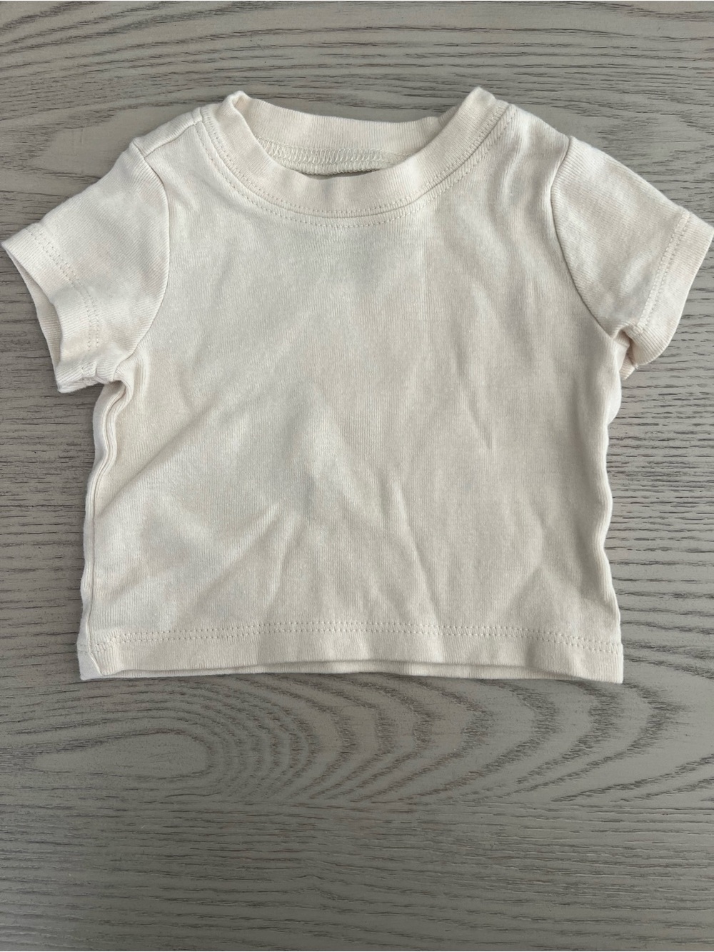 Cream Short Sleeve Kids Tee